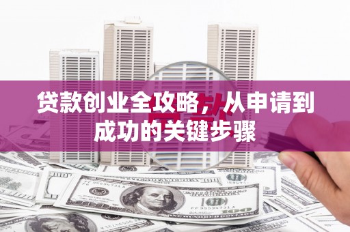 青山贷款创业全攻略，从申请到成功的关键步骤