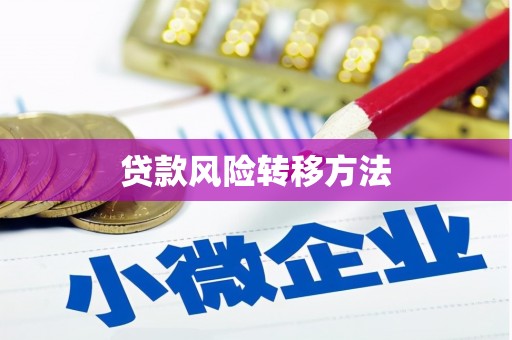青山贷款风险转移方法