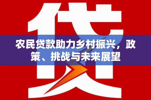 青山农民贷款助力乡村振兴，政策、挑战与未来展望