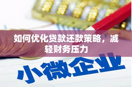 青山如何优化贷款还款策略，减轻财务压力