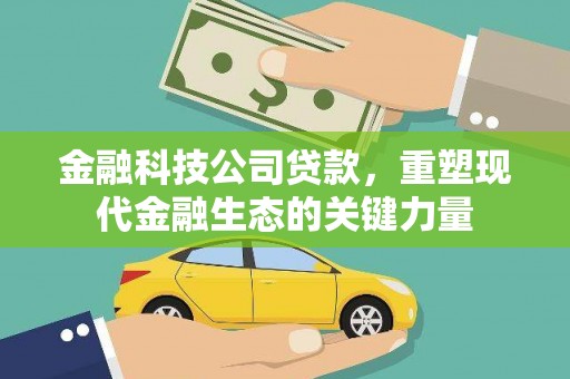 青山金融科技公司贷款，重塑现代金融生态的关键力量