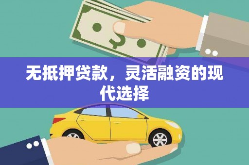 青山无抵押贷款，灵活融资的现代选择