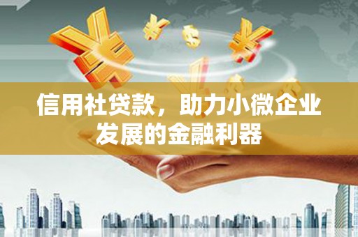 青山信用社贷款，助力小微企业发展的金融利器