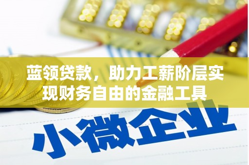 青山蓝领贷款，助力工薪阶层实现财务自由的金融工具