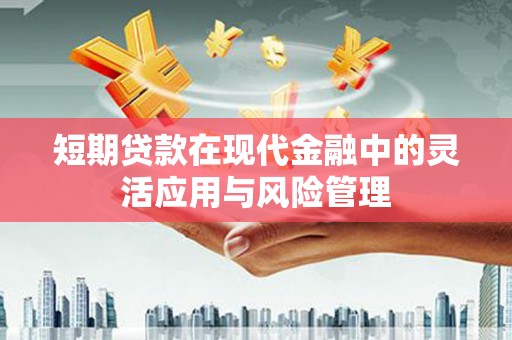青山短期贷款在现代金融中的灵活应用与风险管理
