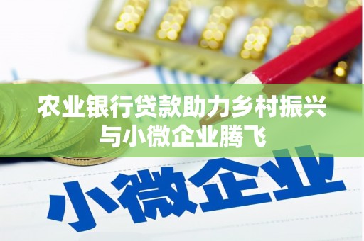 青山农业银行贷款助力乡村振兴与小微企业腾飞