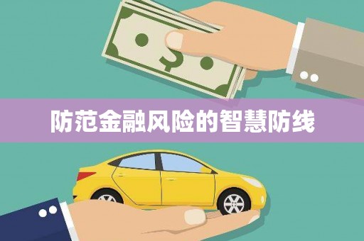 青山防范金融风险的智慧防线