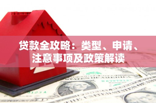 青山贷款全攻略：类型、申请、注意事项及政策解读